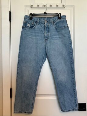 Levi's Light Blue Straight Leg 501 Women's Jeans